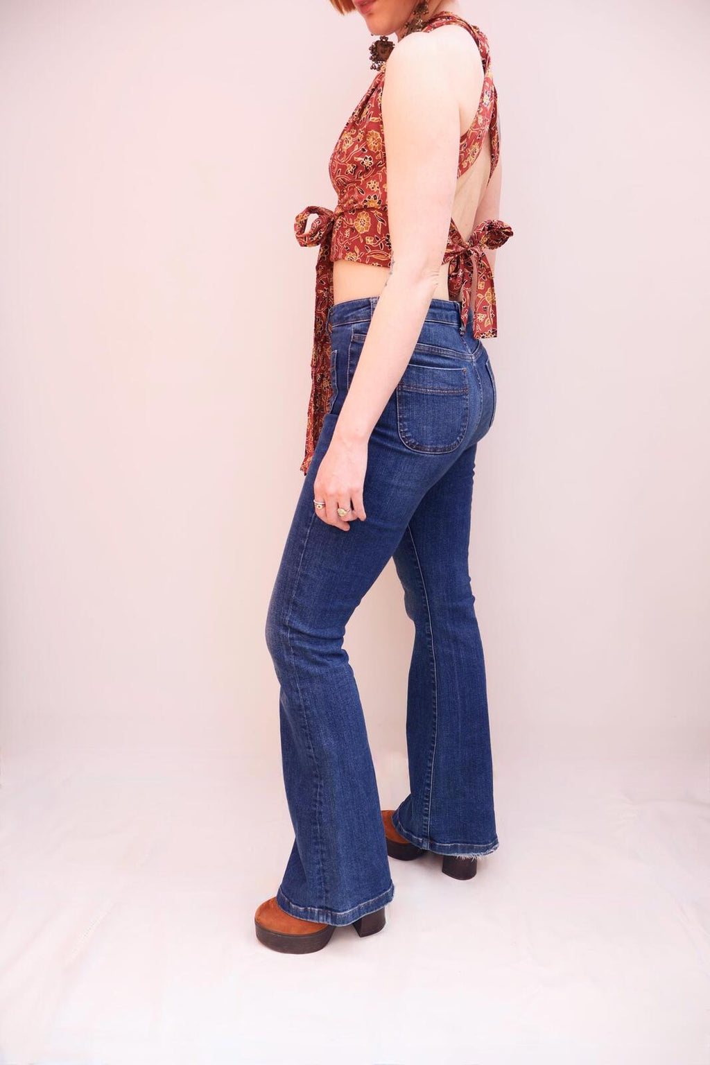 Block Printed Cotton Multiway Top