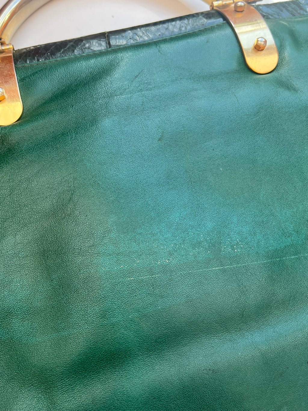 Vintage 70s Snakeskin Clutch