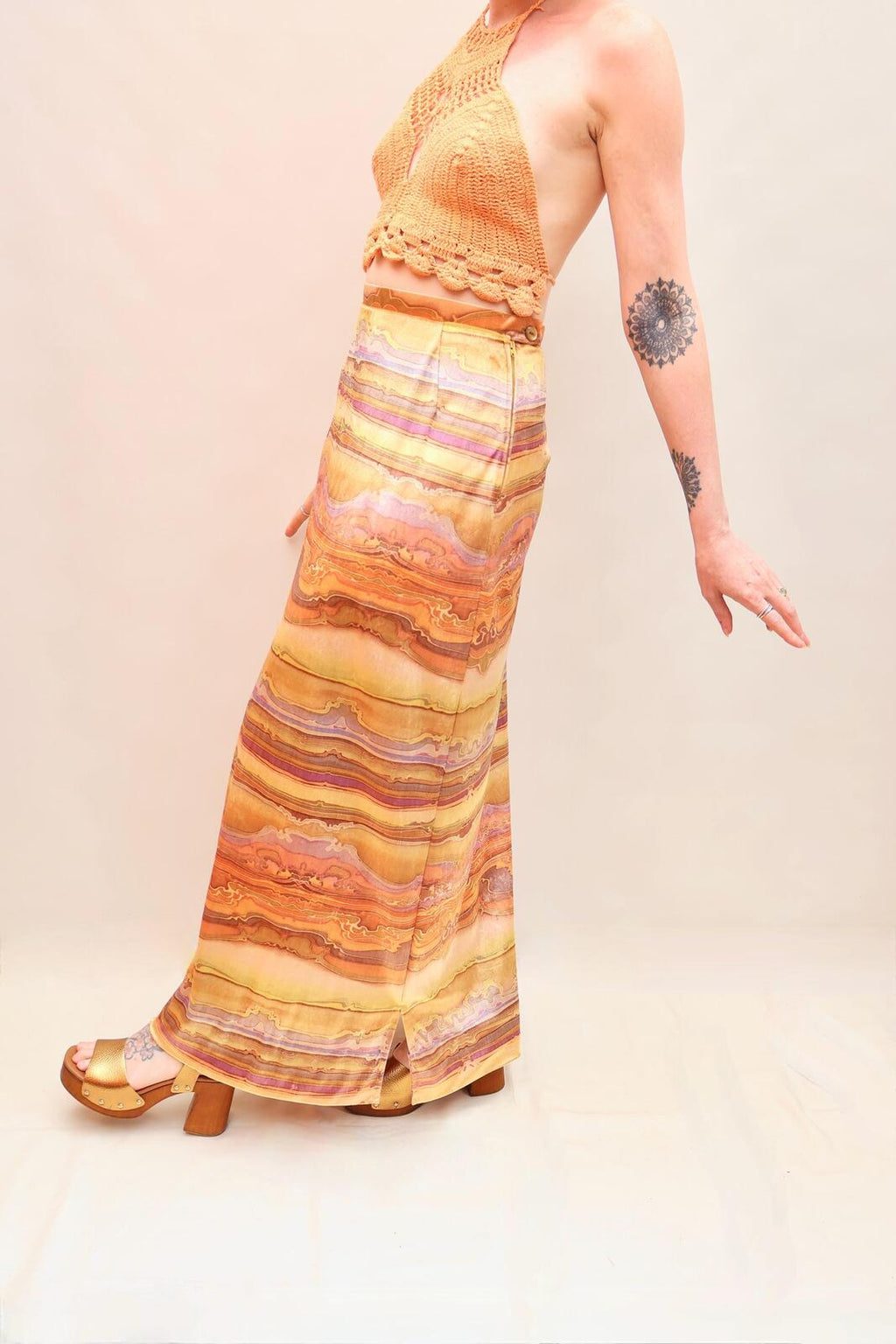 Vintage 70s Psychedelic Skirt