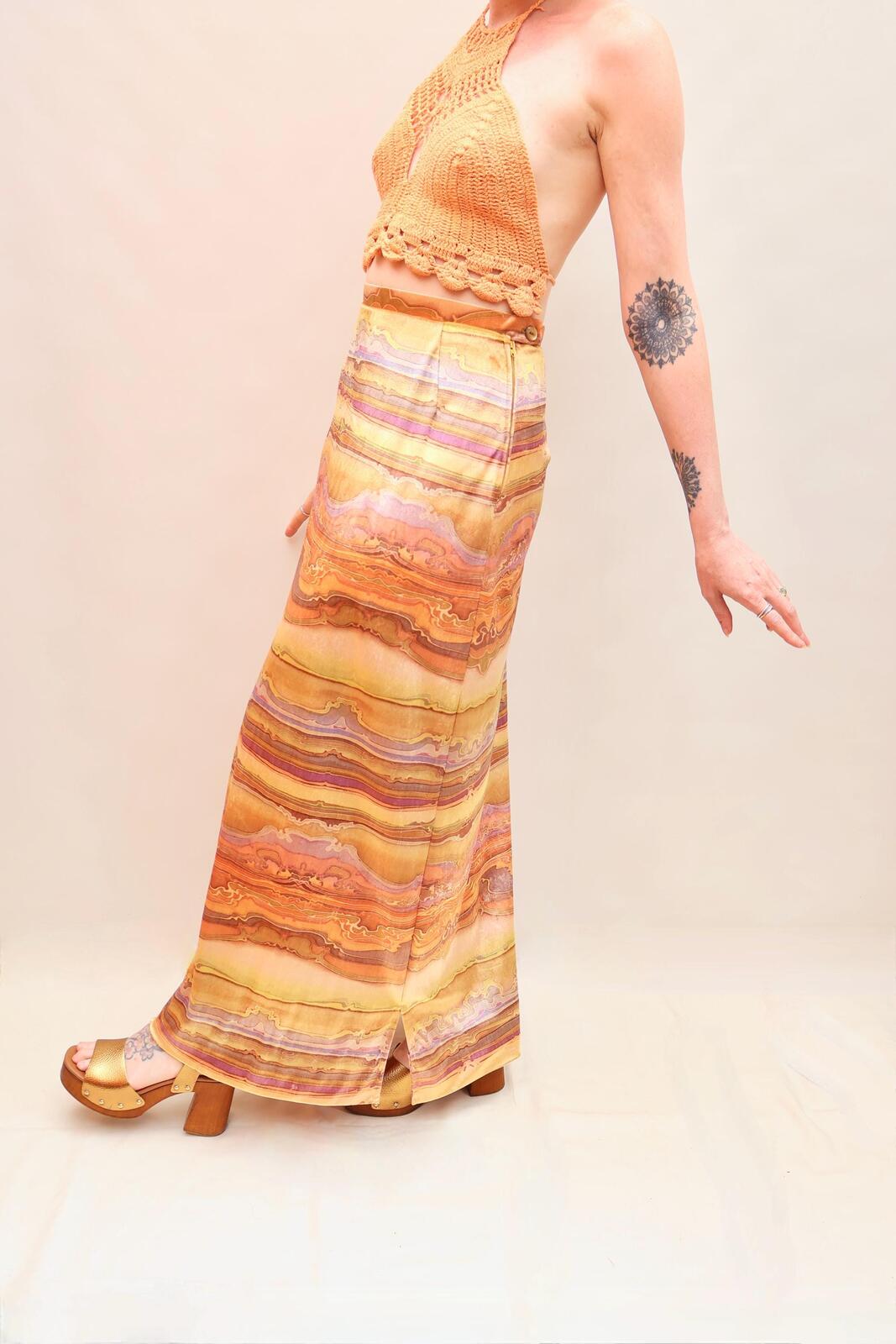 Vintage 70s Psychedelic Skirt