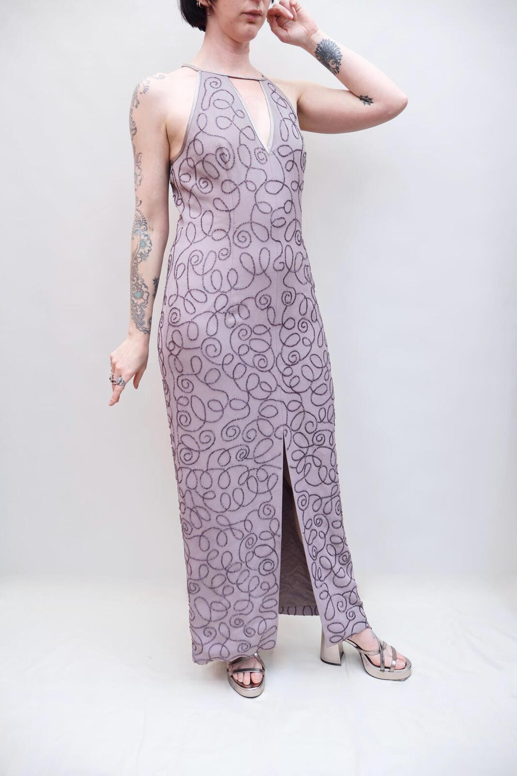 Vintage Beaded Cocktail Dress