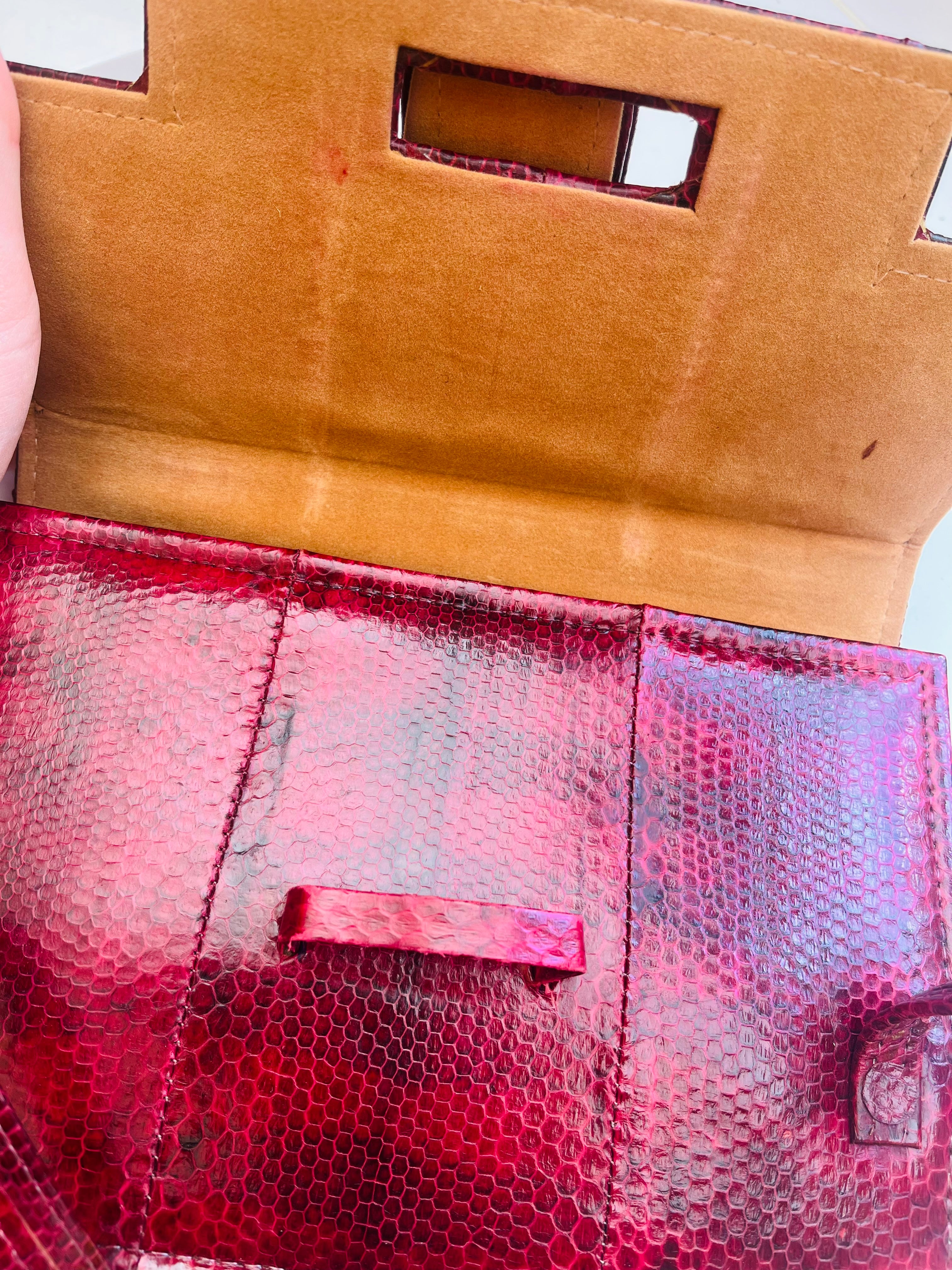Vintage 60s Snakeskin Bag