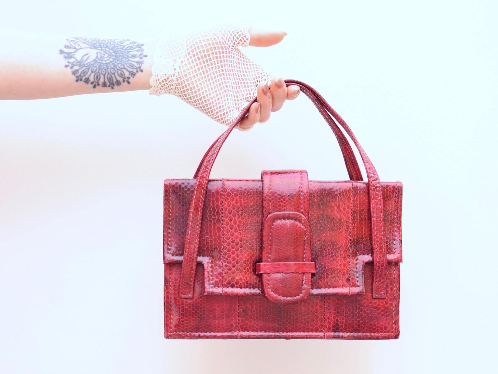 Vintage 60s Snakeskin Bag