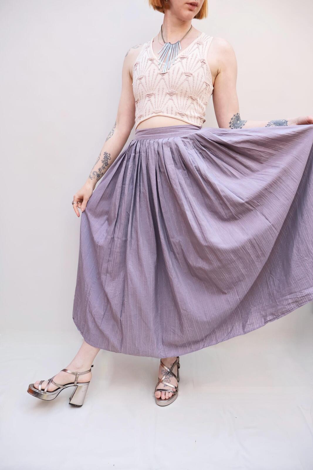 Vintage Lilac Shimmery Skirt