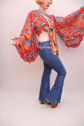 Upcycled Sari Silk Blouse