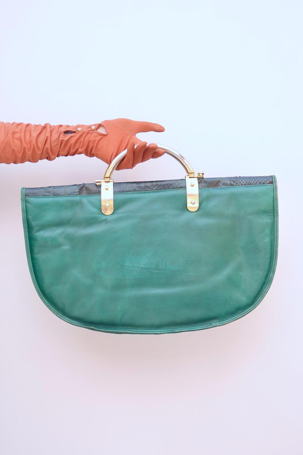 Vintage 70s Snakeskin Clutch