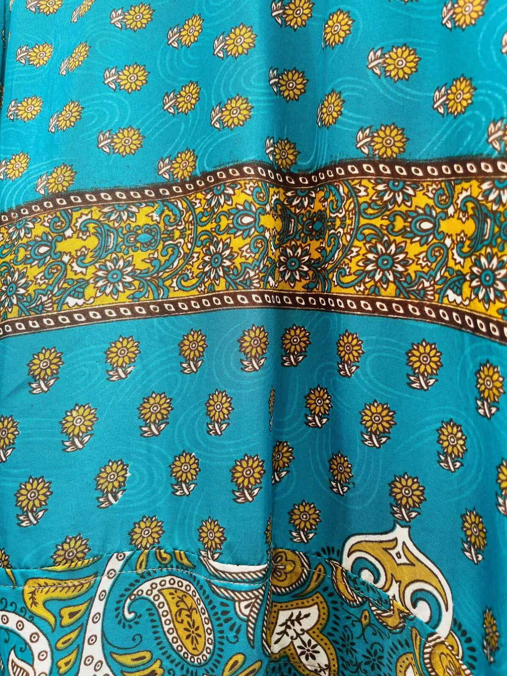 Upcycled Sari Wrap Dress