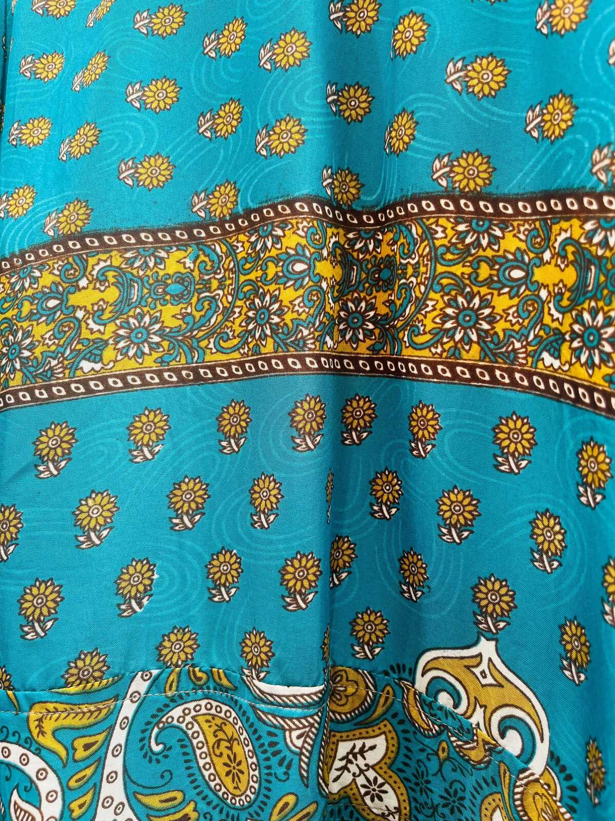 Upcycled Sari Wrap Dress