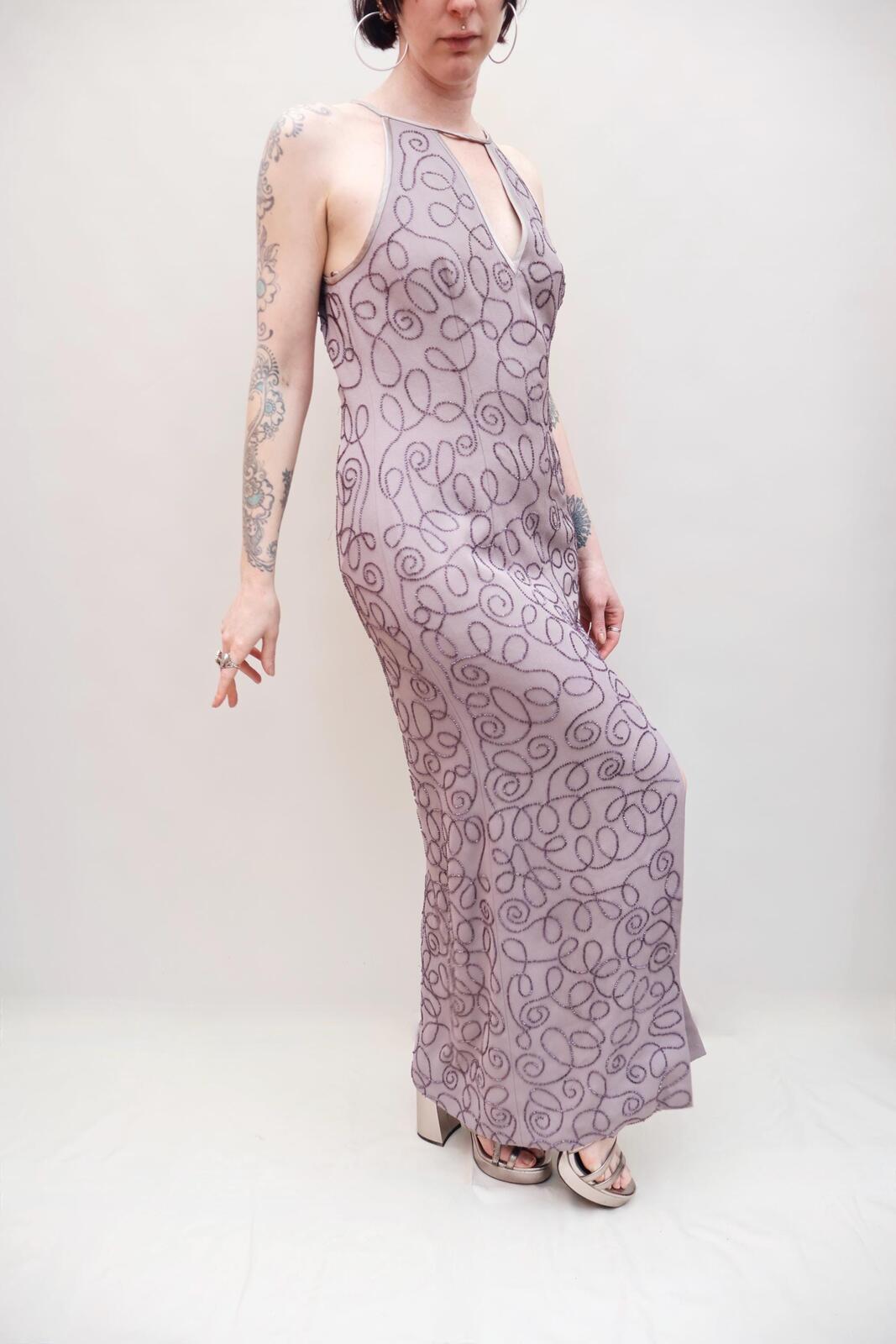 Vintage Beaded Cocktail Dress