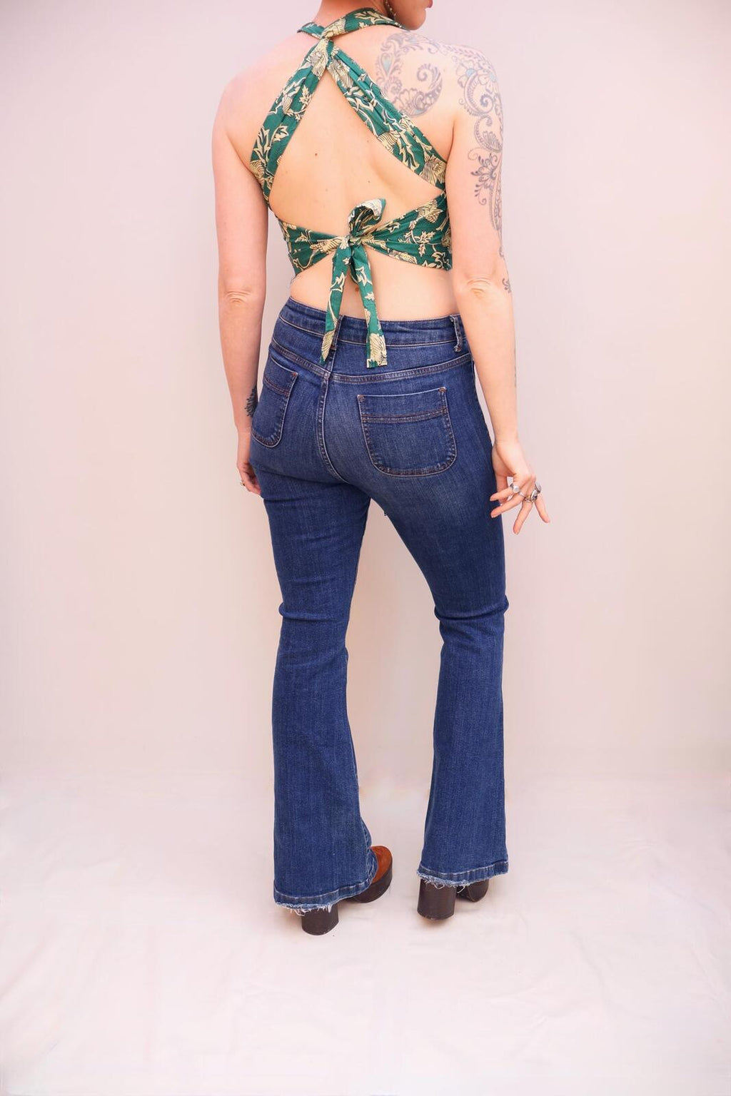 Block Printed Cotton Multiway Top
