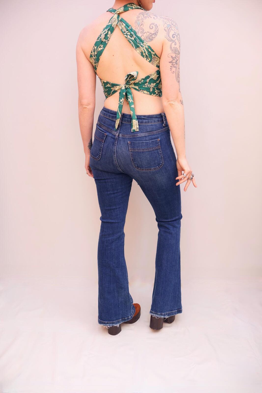 Block Printed Cotton Multiway Top
