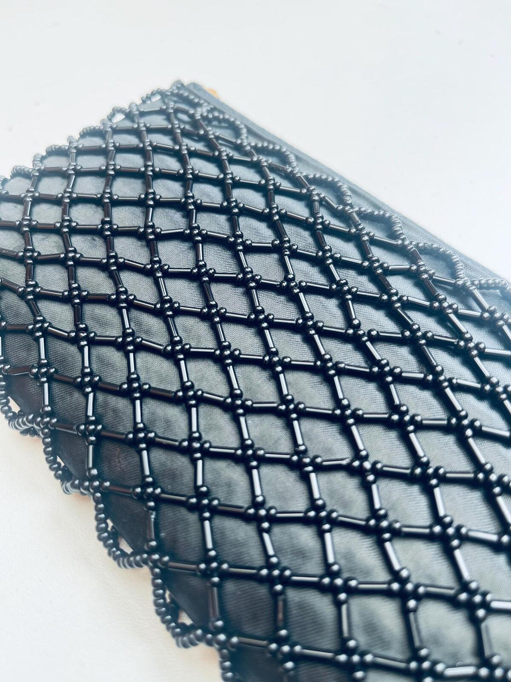 Vintage 90s Beaded Clutch