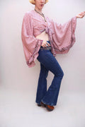 Upcycled Sari Silk Blouse