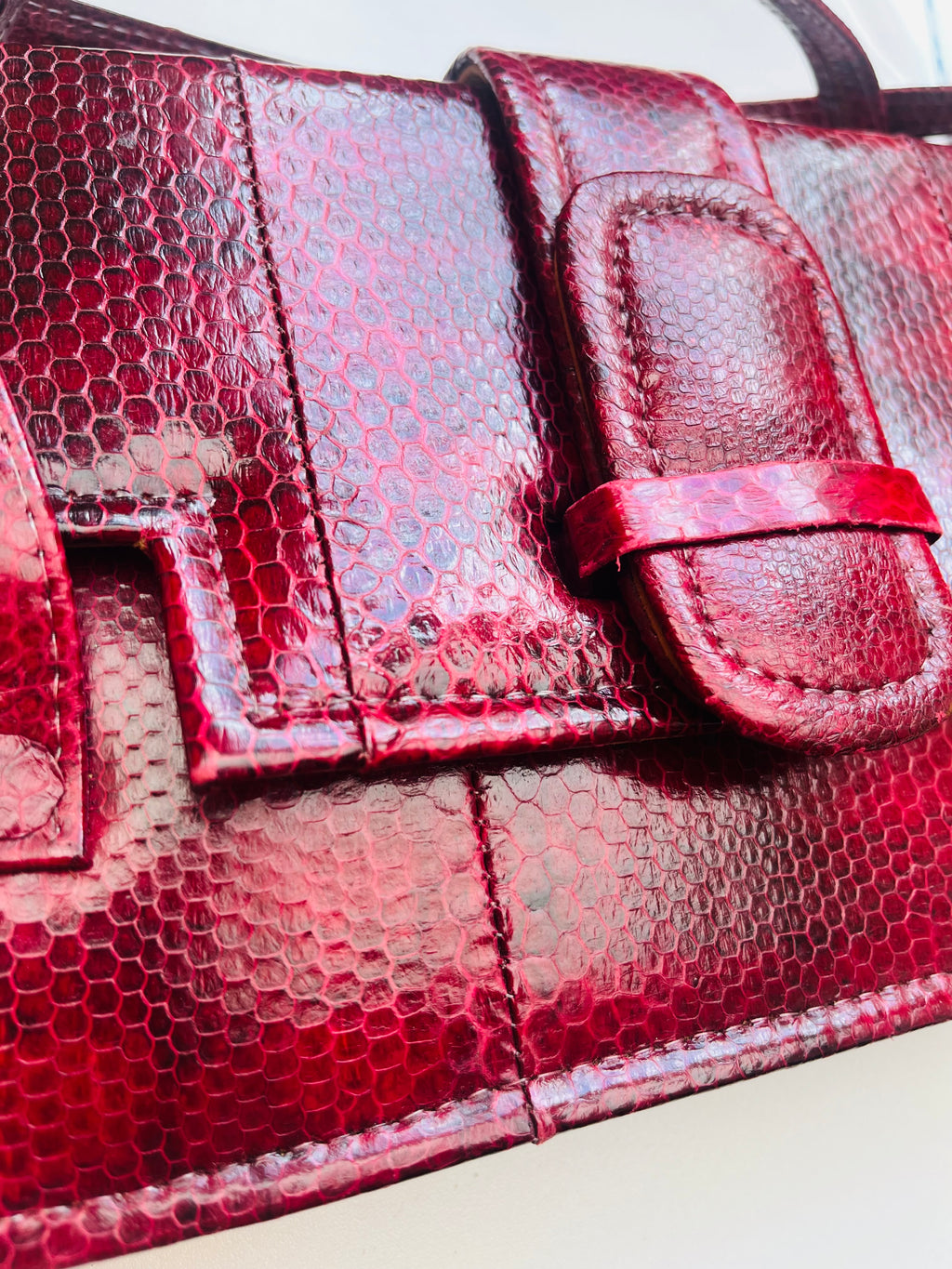 Vintage 60s Snakeskin Bag