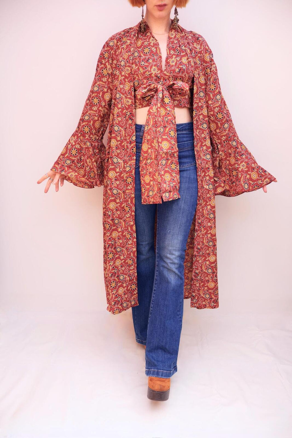 Block Printed Cotton Kimono