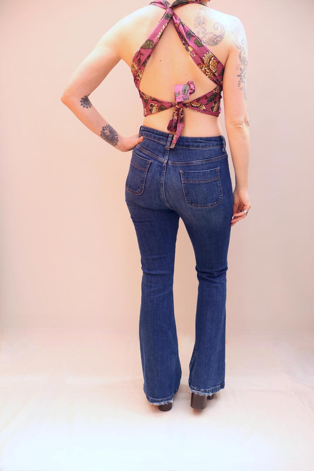 Block printed Cotton Multiway Top