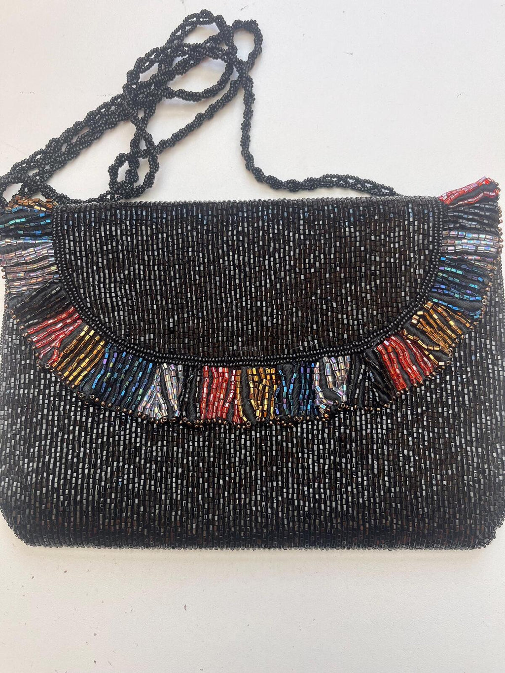 Vintage 80s Beaded Bag