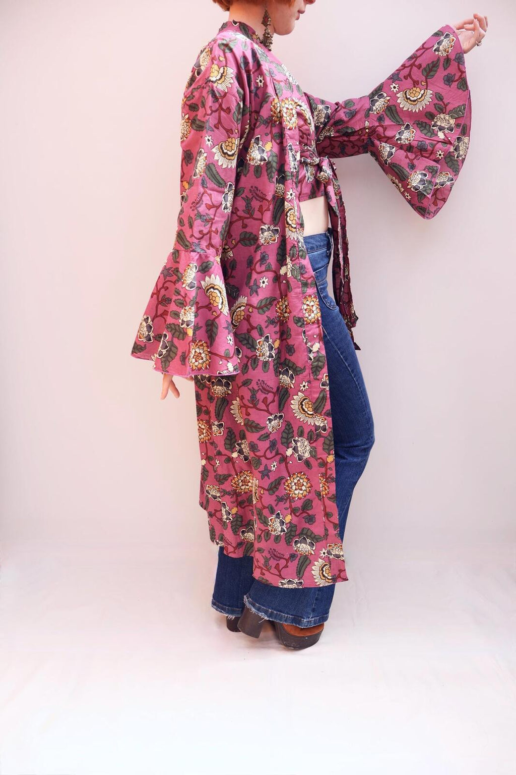 Block Printed Cotton Kimono