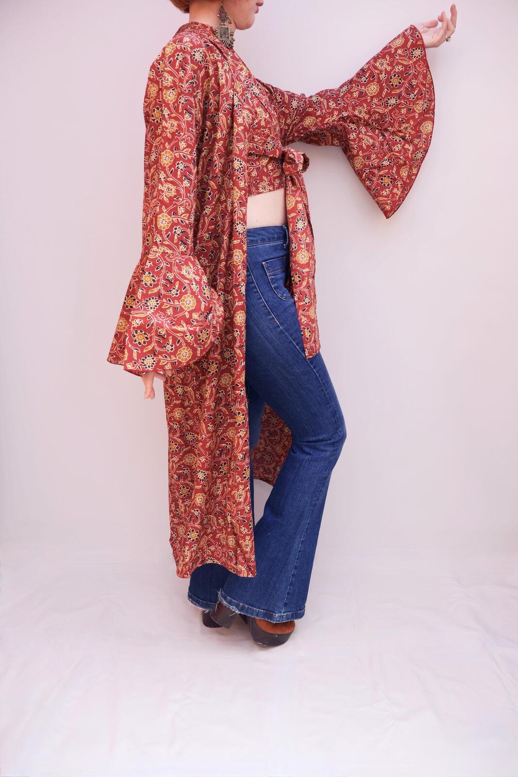 Block Printed Cotton Kimono