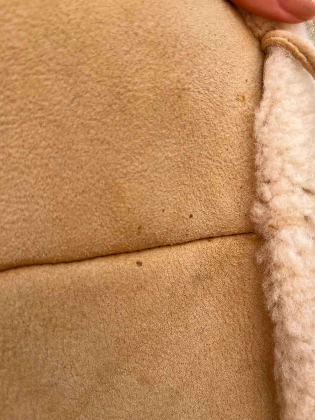 Vintage Sheepskin Gilet Jacket