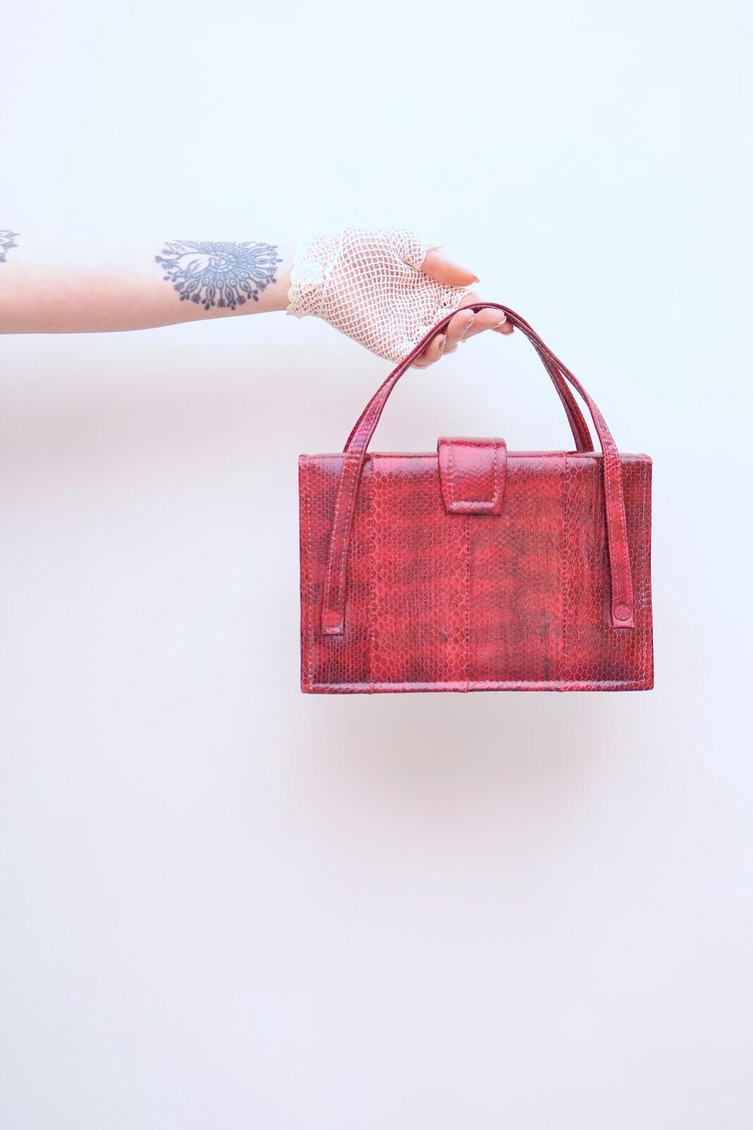 Vintage 60s Snakeskin Bag