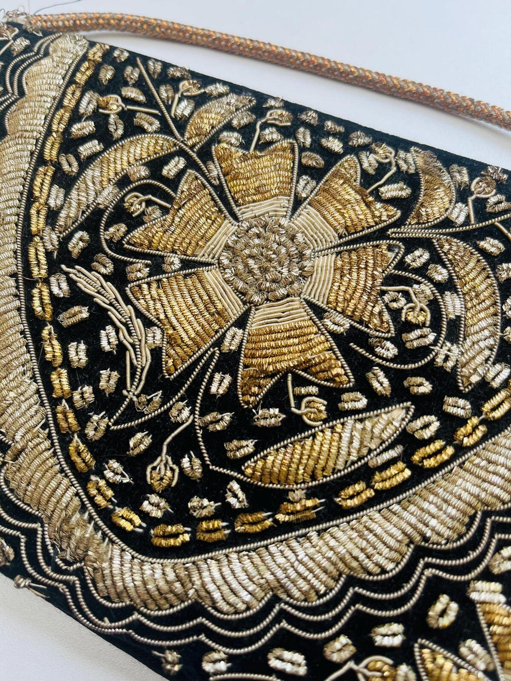 Vintage 70s Zardozi Clutch Bag