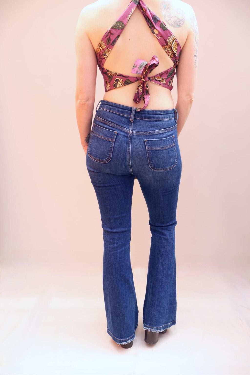 Block printed Cotton Multiway Top