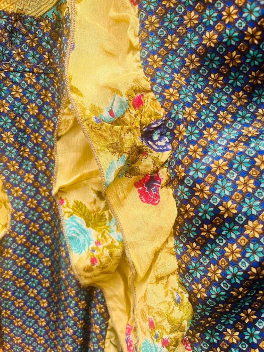 Upcycled Sari Wrap Dress