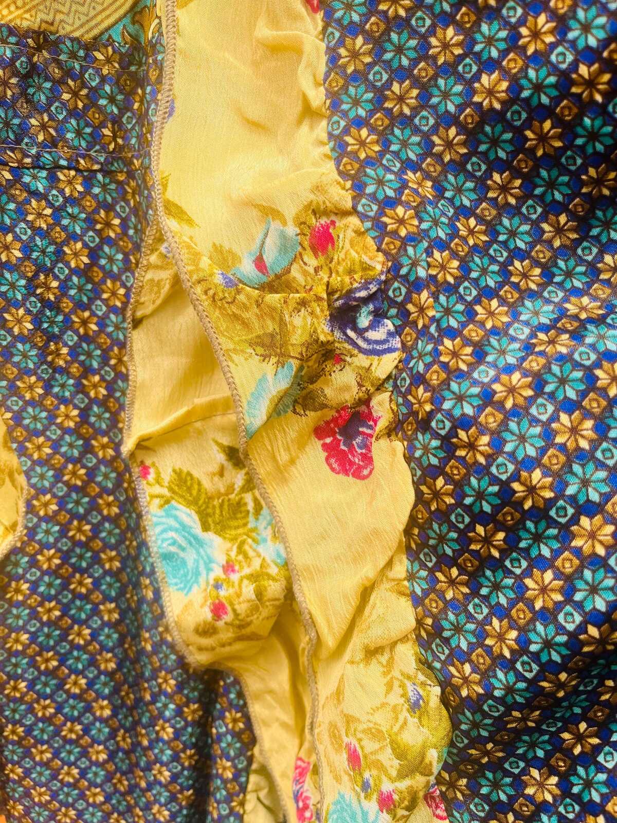 Upcycled Sari Wrap Dress