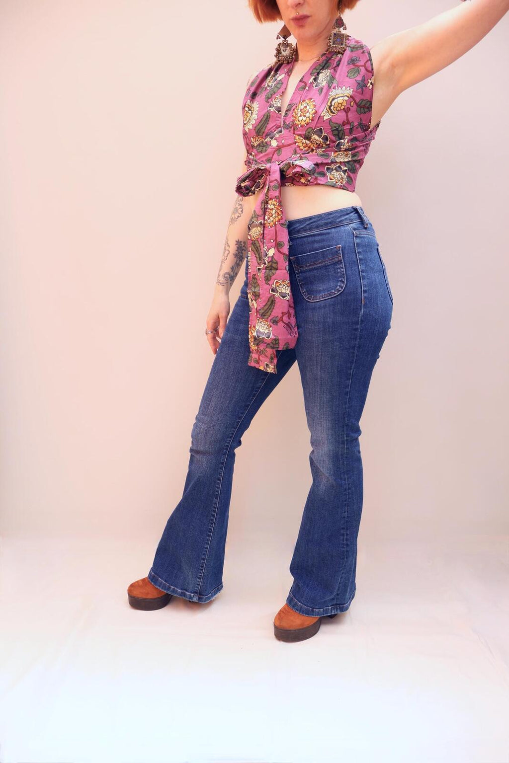 Block printed Cotton Multiway Top