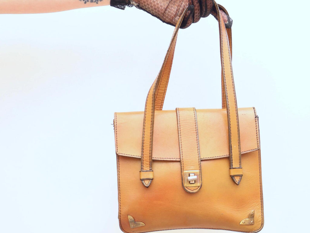 Vintage 70s Mini Satchel Bag