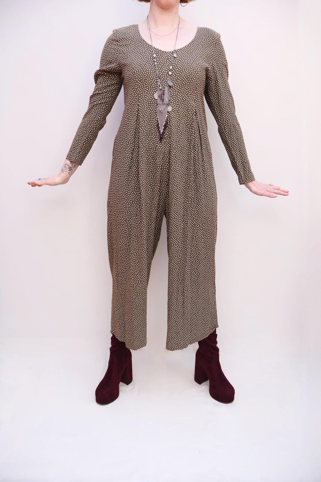 Vintage Polka Dot Jumpsuit