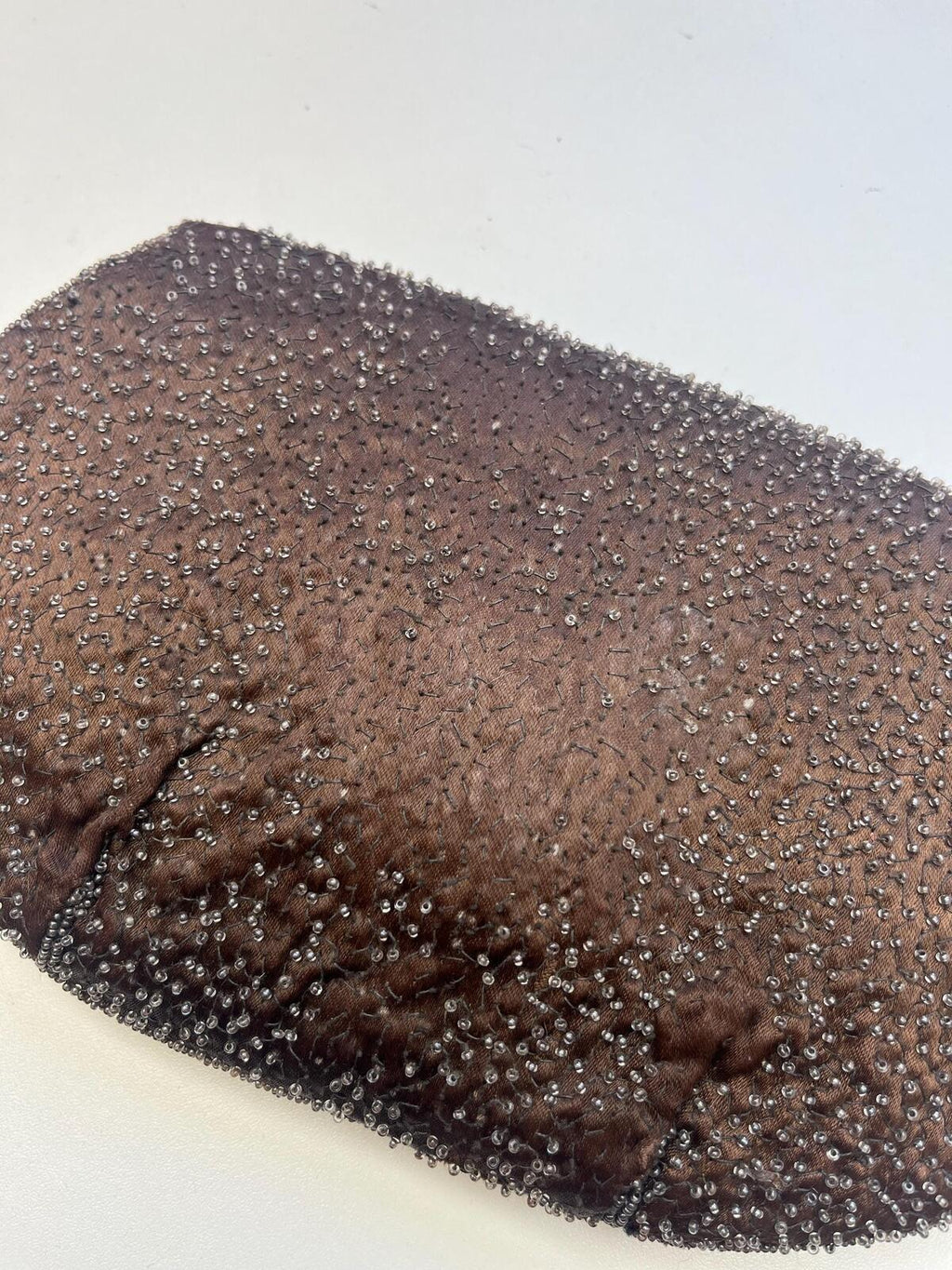 Vintage Silk 50s Clutch Bag