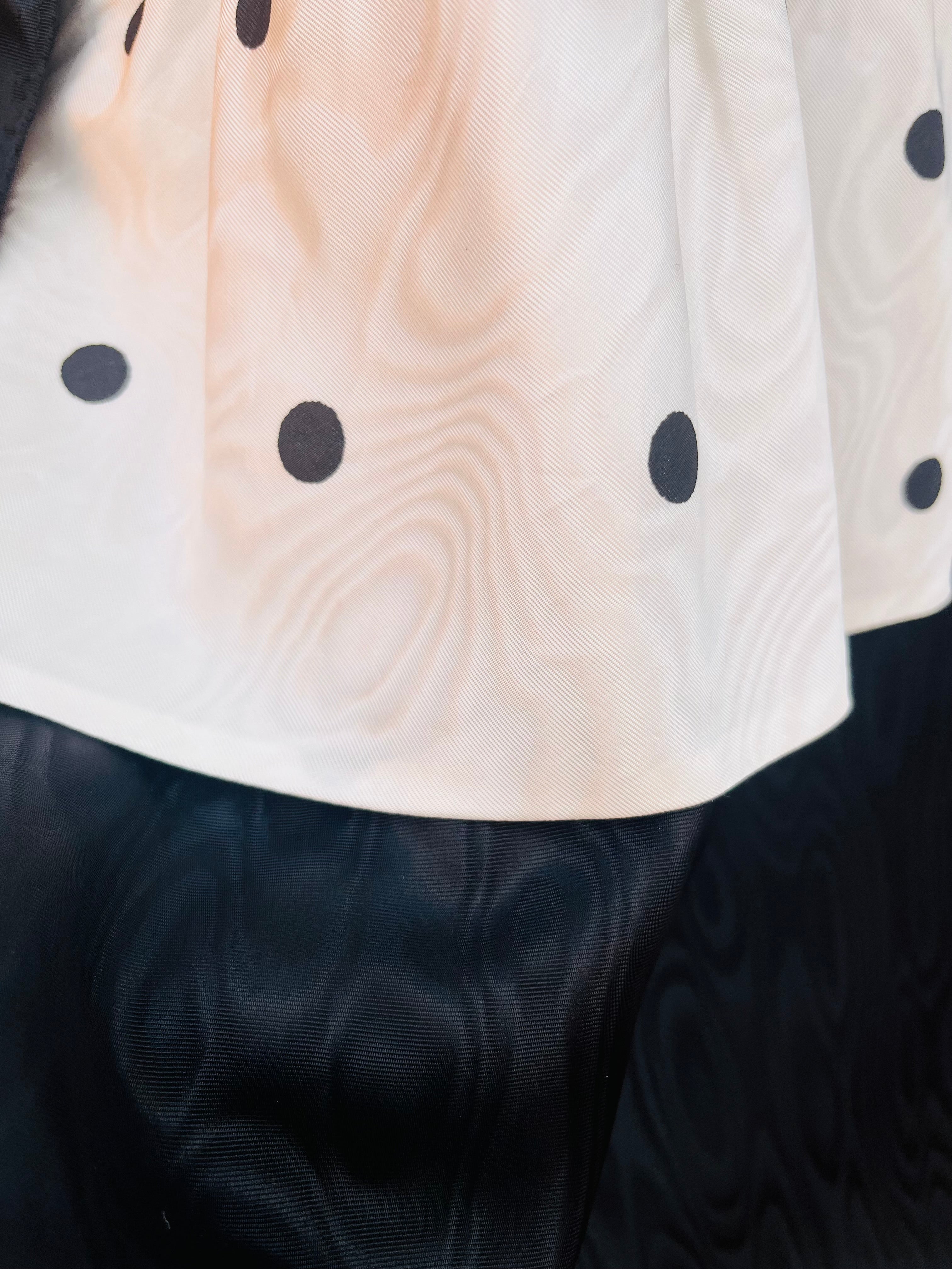 Vintage Polka Dot Peplum Dress