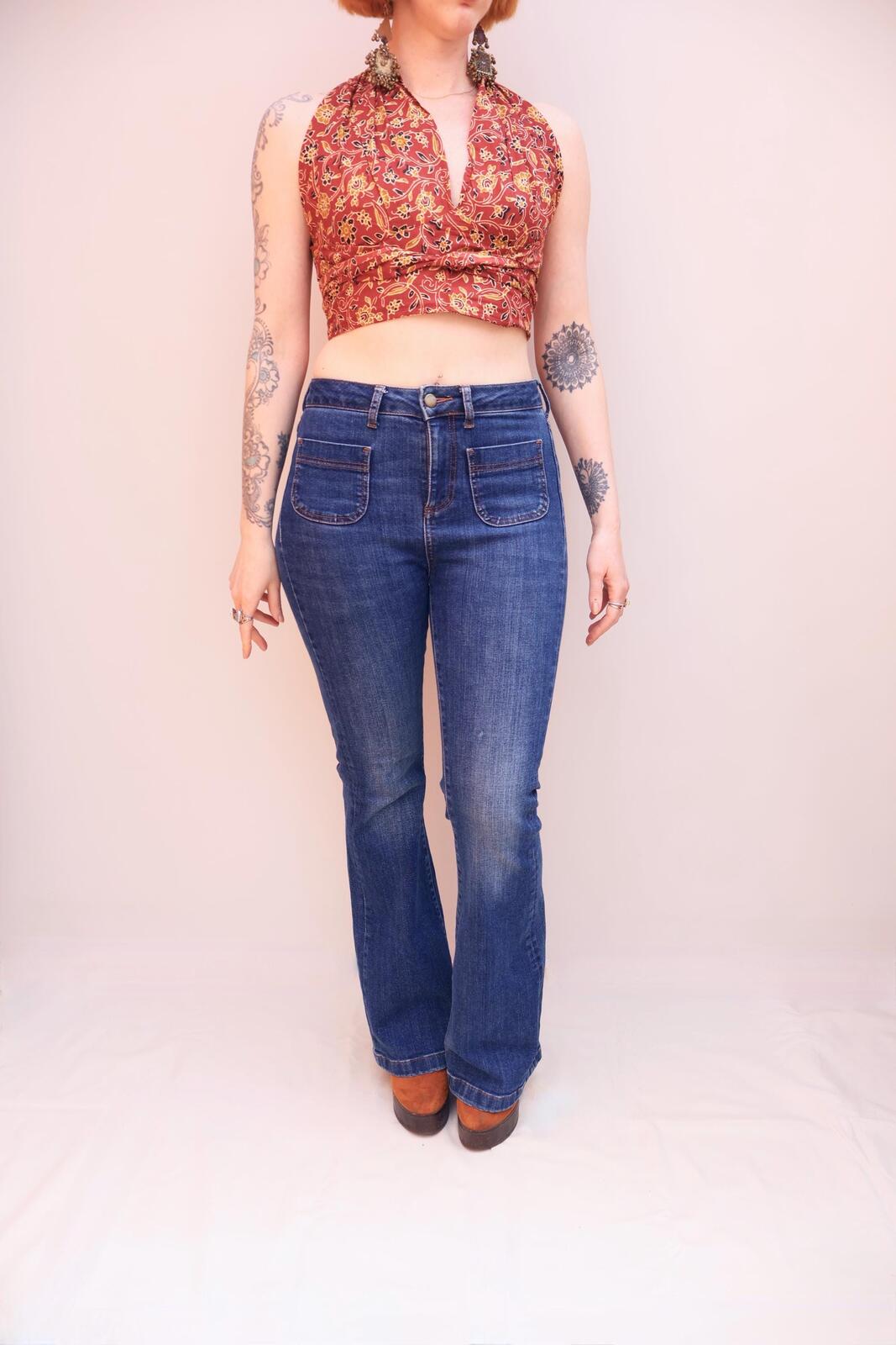 Block Printed Cotton Multiway Top