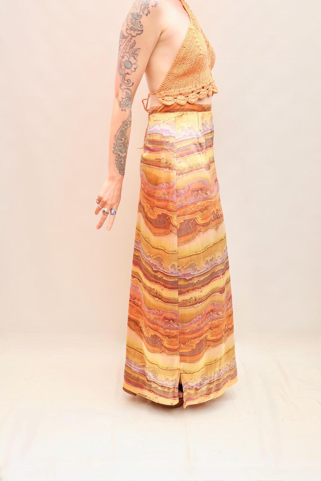 Vintage 70s Psychedelic Skirt