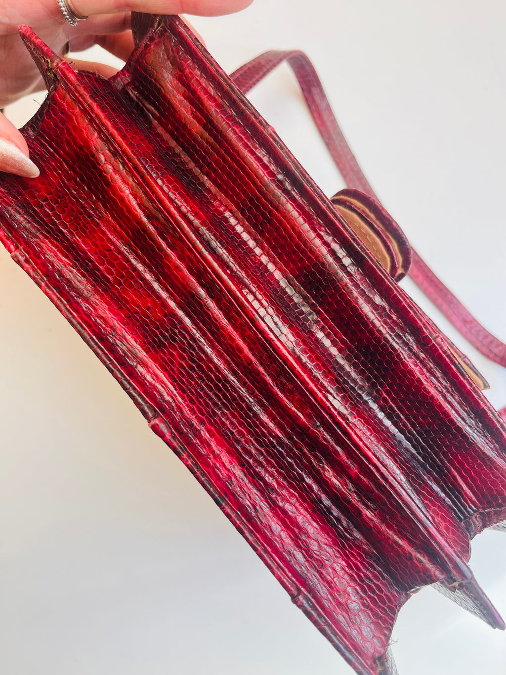 Vintage 60s Snakeskin Bag
