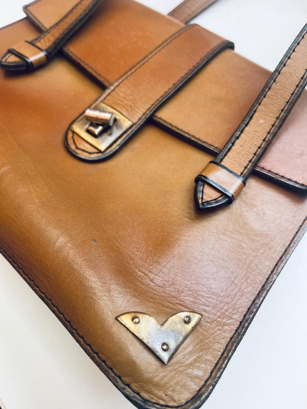 Vintage 70s Mini Satchel Bag