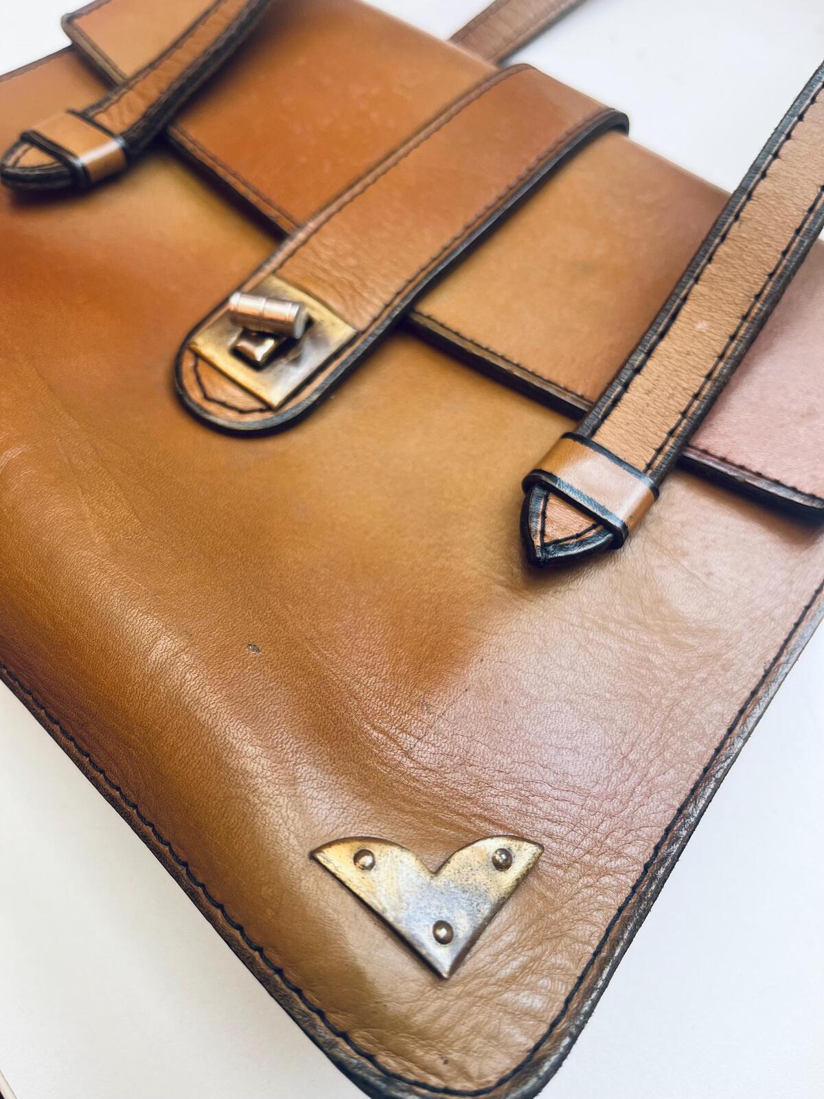 Vintage 70s Mini Satchel Bag