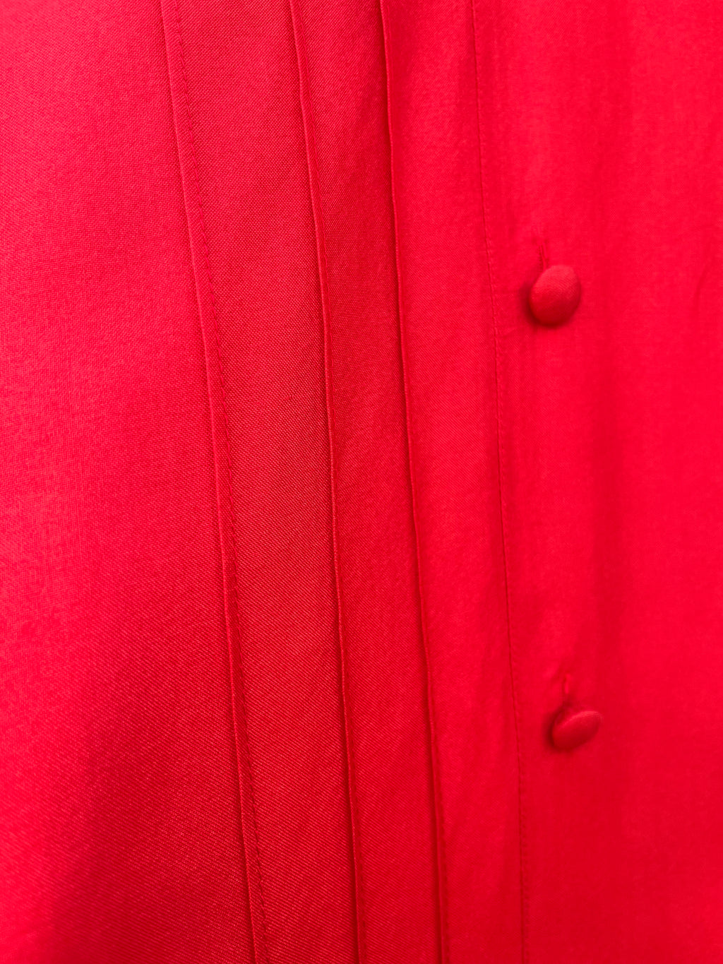 Vintage 60s Silk Red Dress