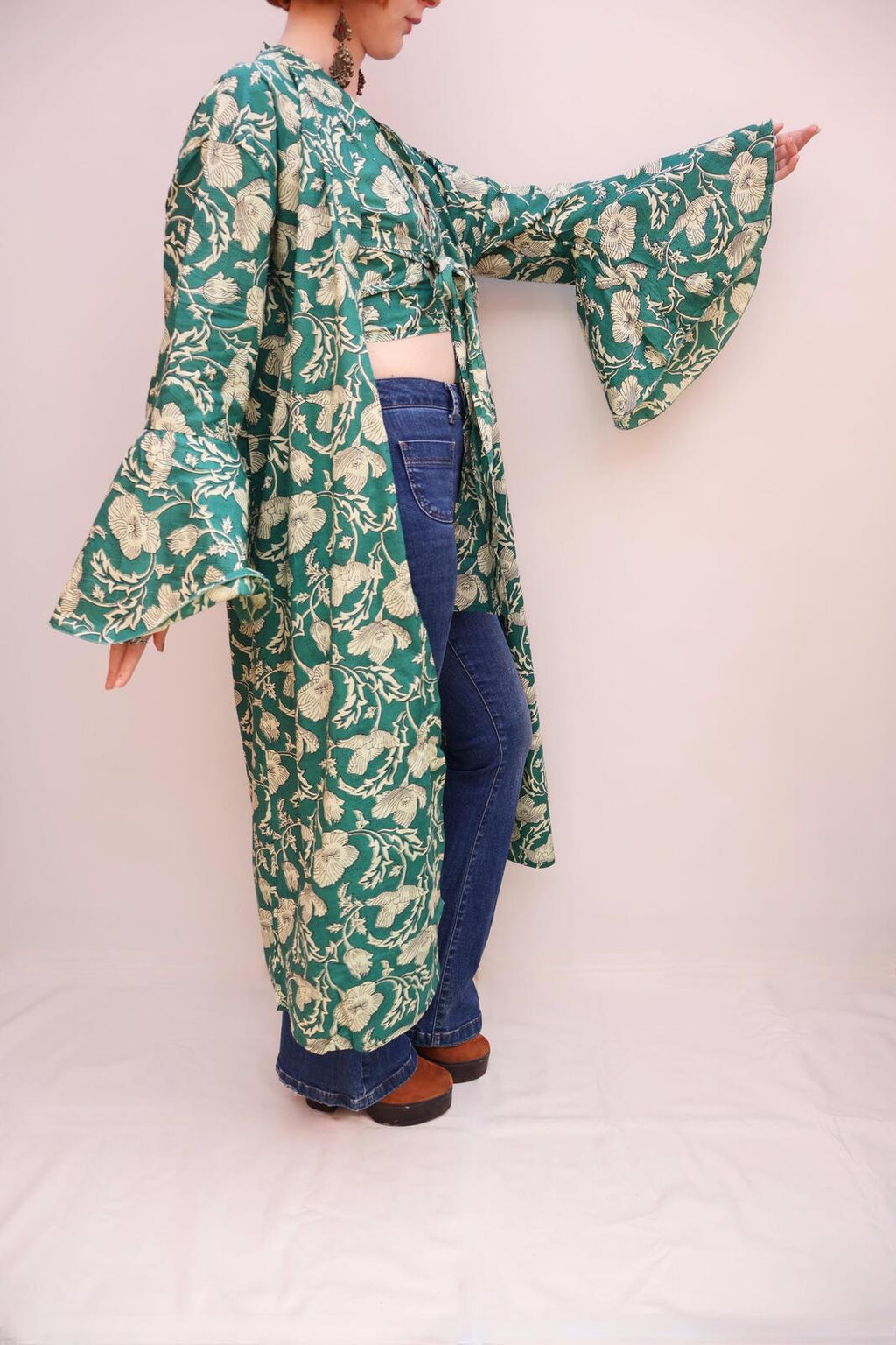 Block Printed Cotton Kimono