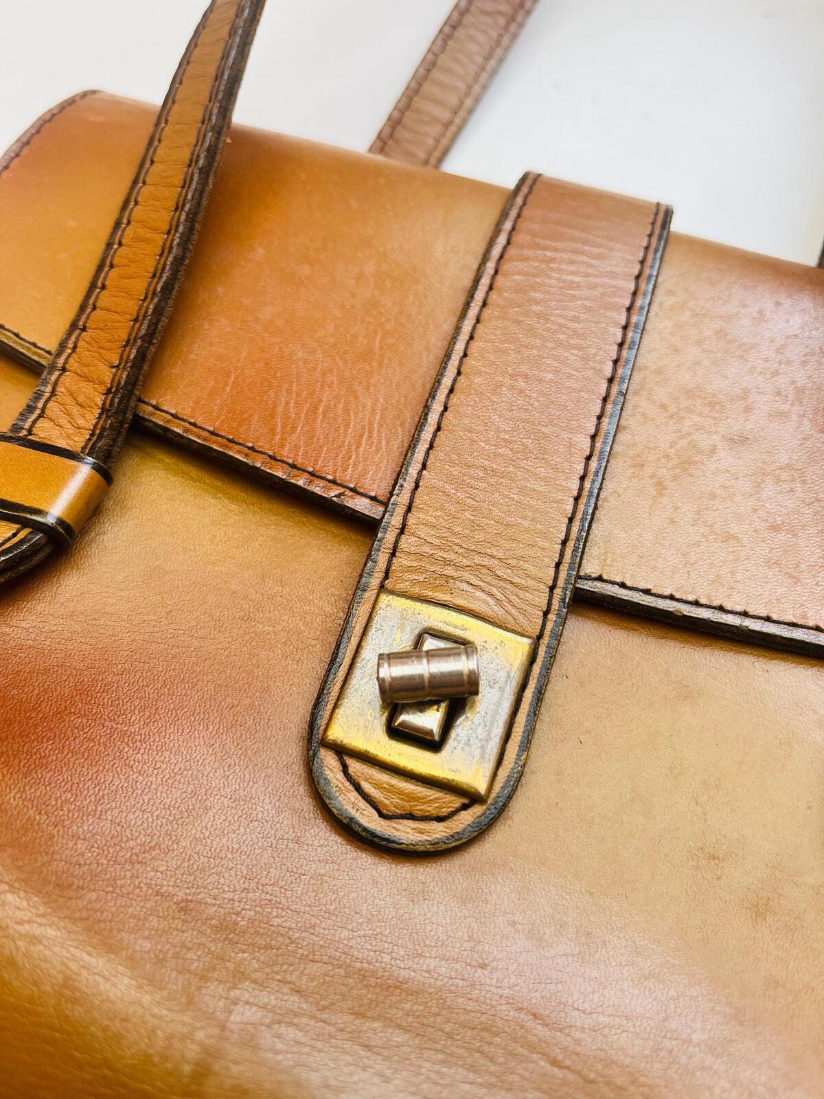 Vintage 70s Mini Satchel Bag