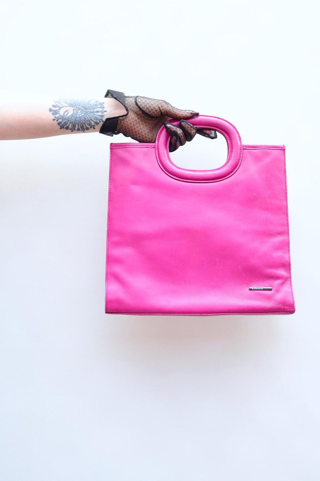 Vintage 90s Hot Pink Handbag