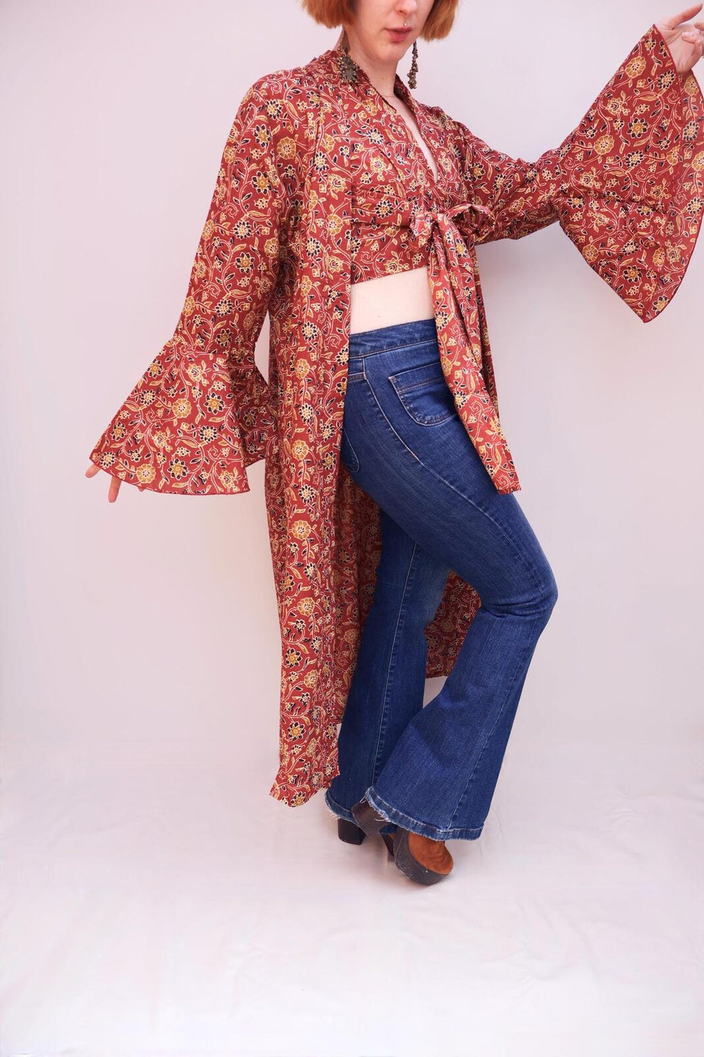 Block Printed Cotton Kimono
