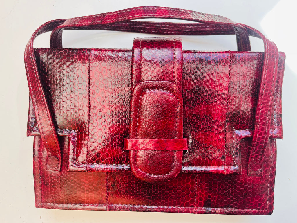 Vintage 60s Snakeskin Bag