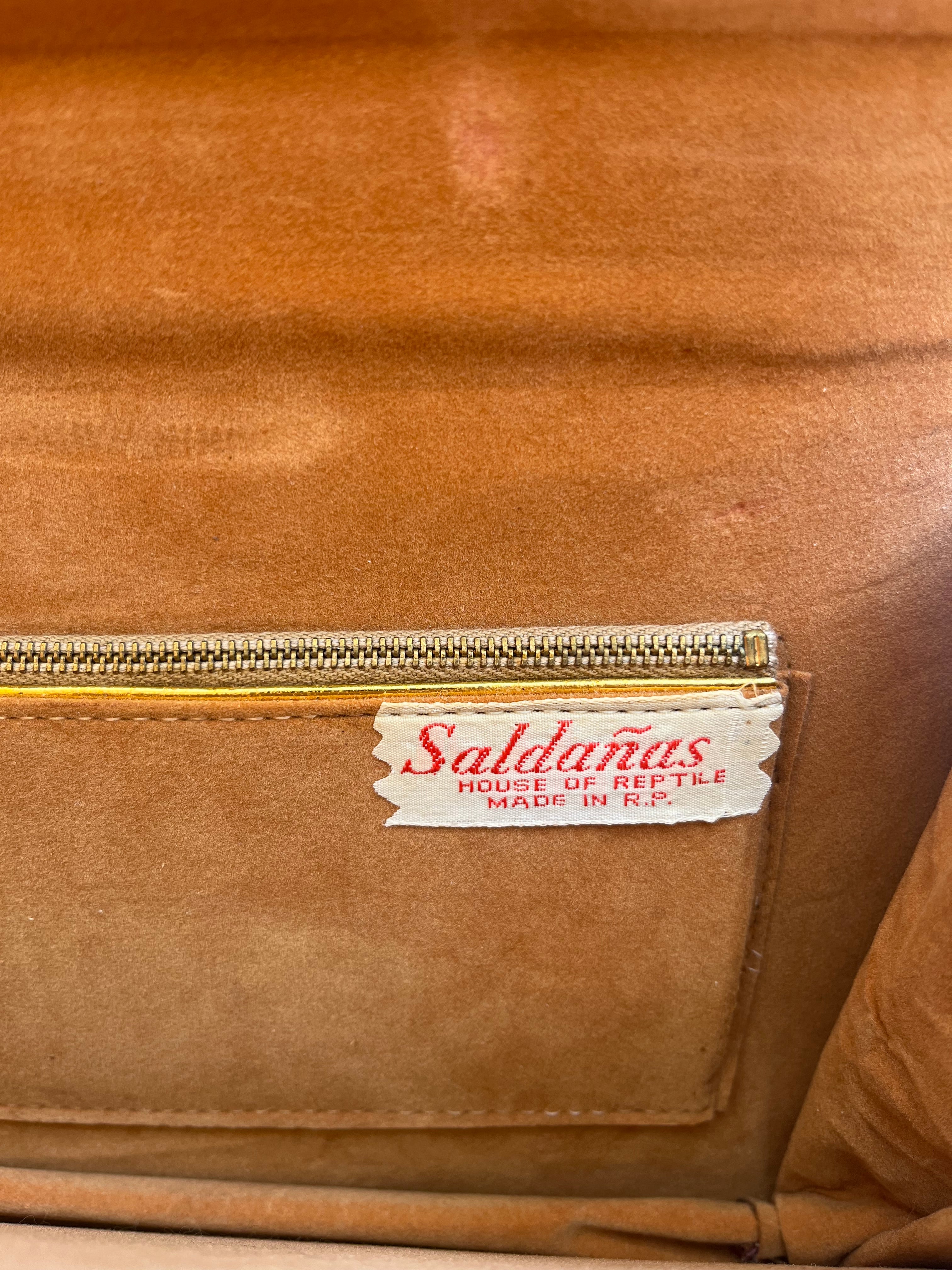 Vintage 60s Snakeskin Bag