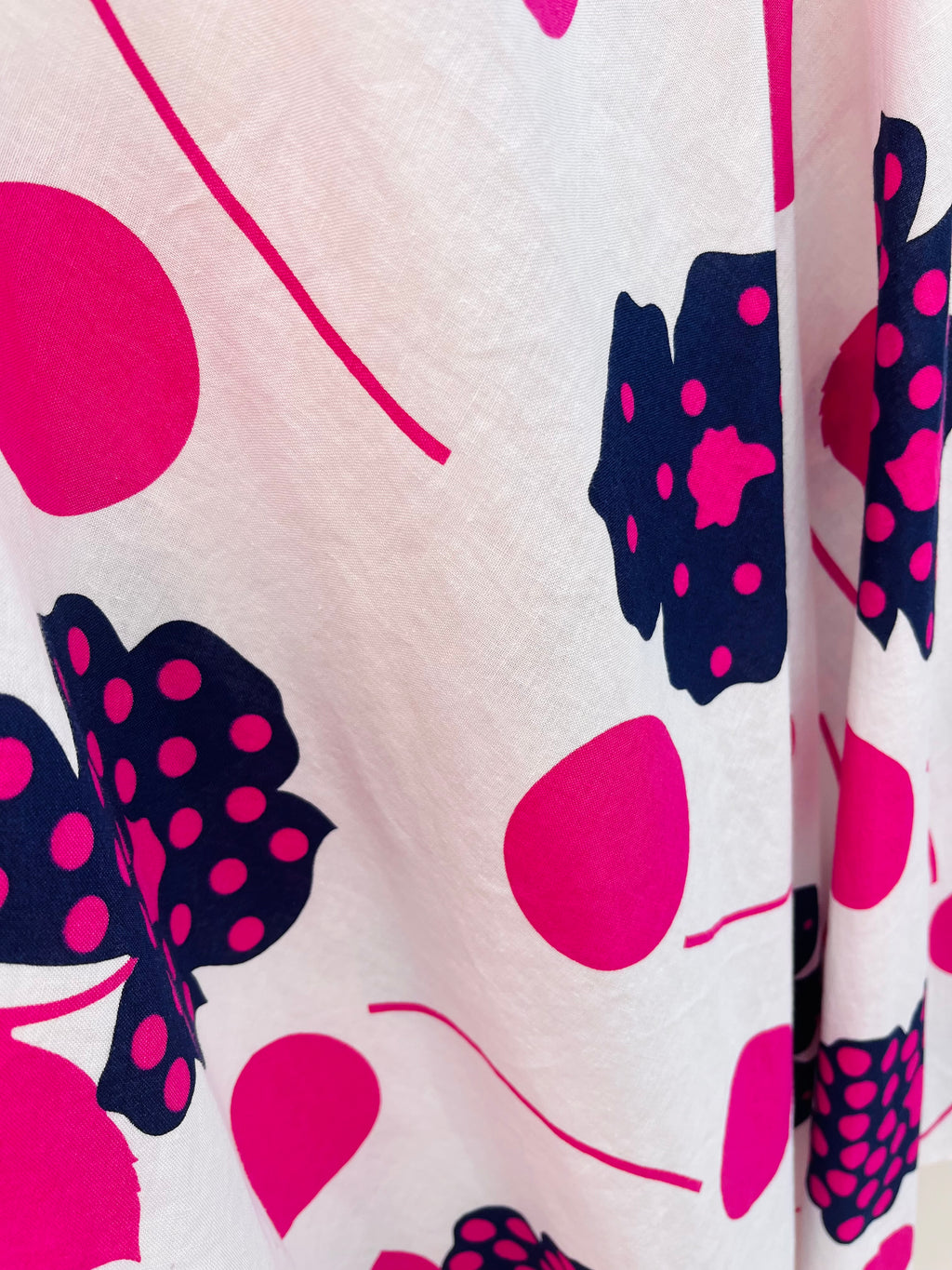 Vintage 80s Boned Cotton Dress