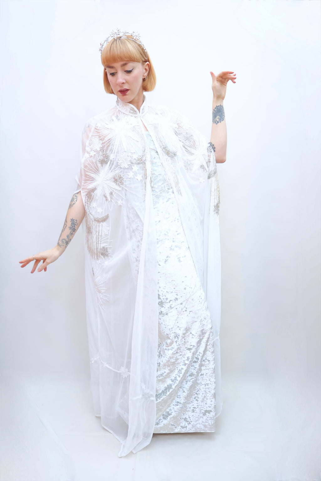 Bridal Celestial Cape