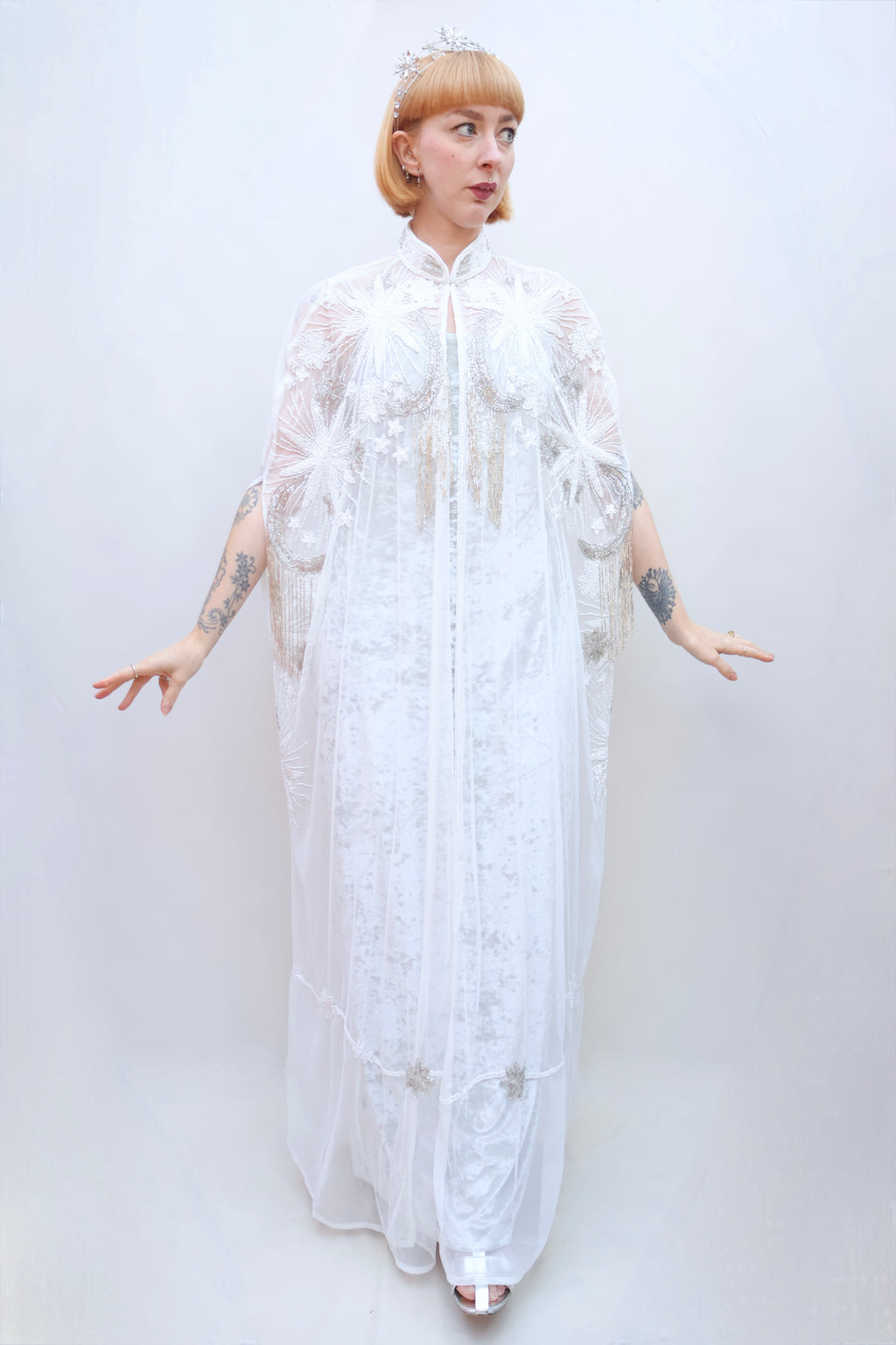 Bridal Celestial Cape