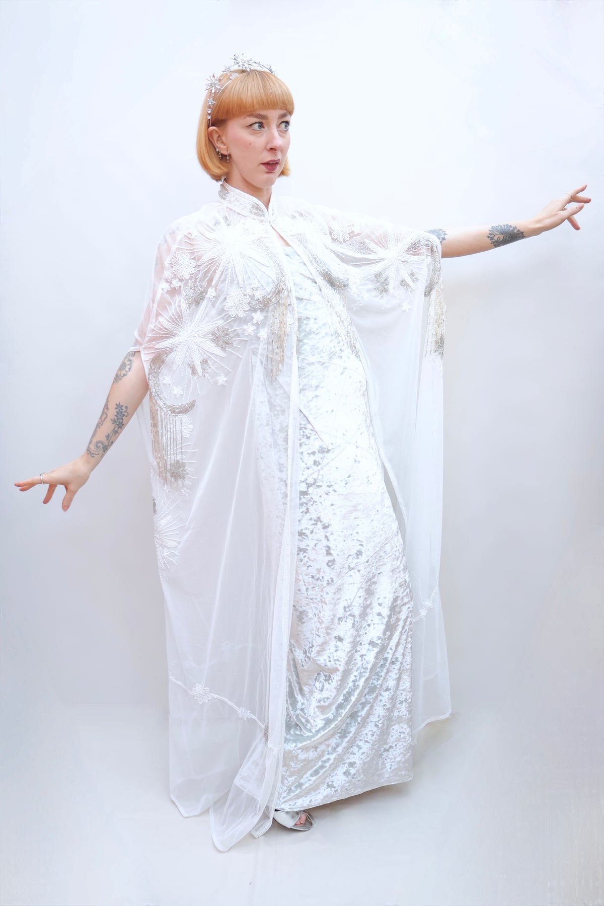Bridal Celestial Cape